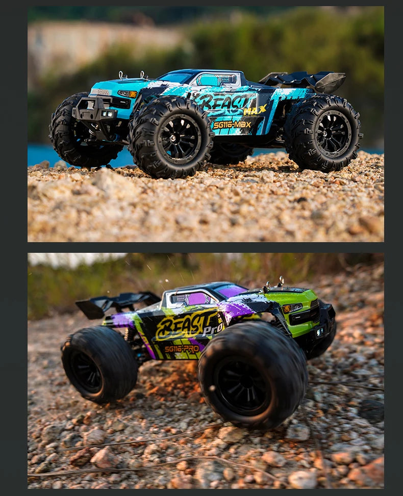 2.4G Remote Control Car 4WD Professional Racing Car SG116PRO/MAX Remote Control Car Brushless High Speed 80KM/H Off-road Drift