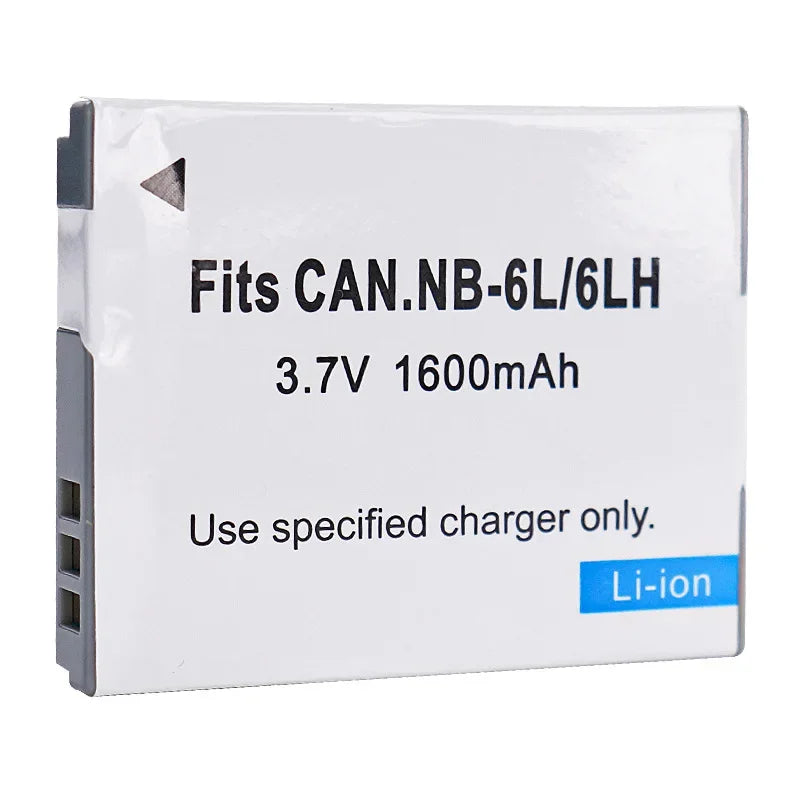 NB-6LH NB-6L 1600mAh Battery For Canon and Charger Powershot SX700 SX710 SX700HS S120 S110 SX170 IS S200 280HS S95 SX530 SX270HS