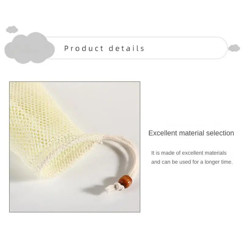 5-100PCS Shower Bath Sisal Soap Bag Natural Sisal Soap Bag Exfoliating Soap Saver Pouch Holder For Bath & Shower Use