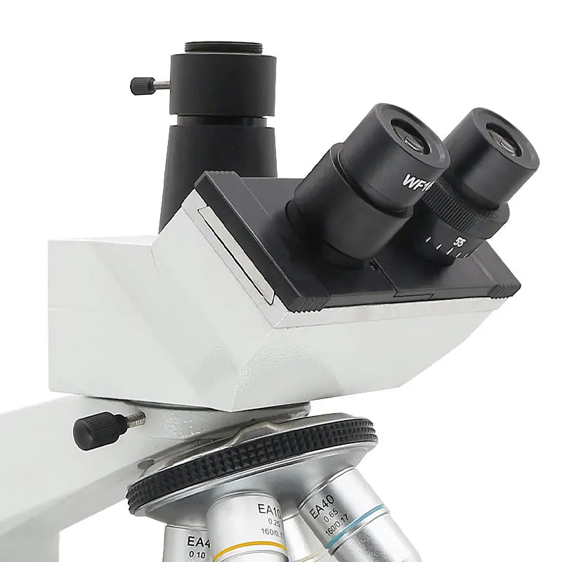 Metal Biological Microscope Head w/ WF10X WF16X Eyepiece Monocular Binocular Trinocular Microscope Head Teaching Microscope Head