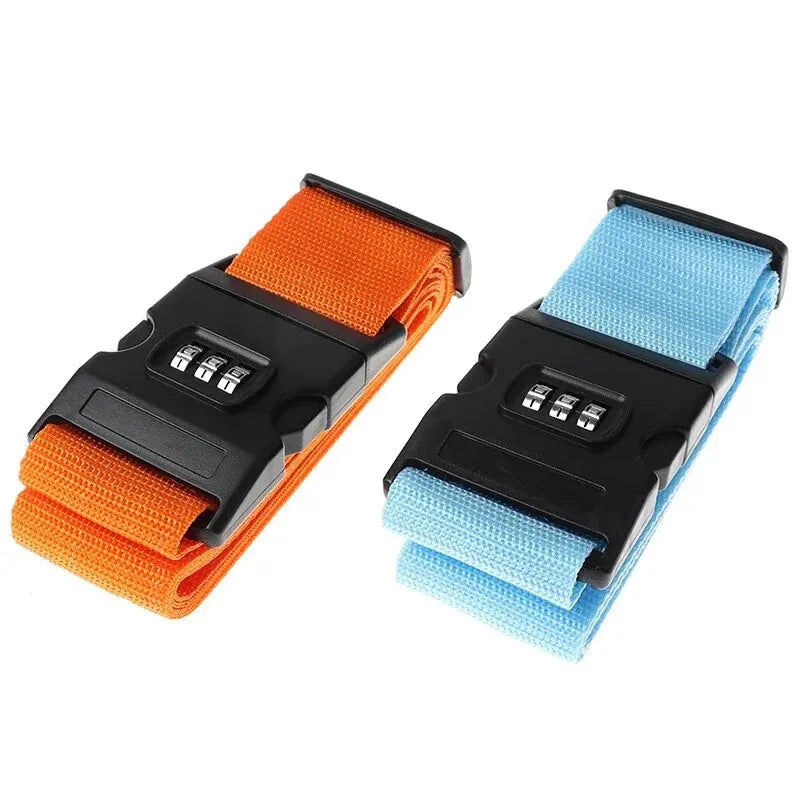 1PC Travel Luggage Strap Adjustable Password Lock Packing Belt Baggage Secure Lock Anti-theft Luggage Suitcase Buckle Strap