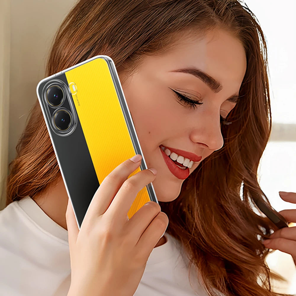 Transparent Silicone Case For Xiaomi Poco X7 X6 X5 X4 X3 X2 M7 M6 M5 M4 M3 Pro GT F6 F5 F3 F1 4G 5G Cover Clear Shockproof Shell