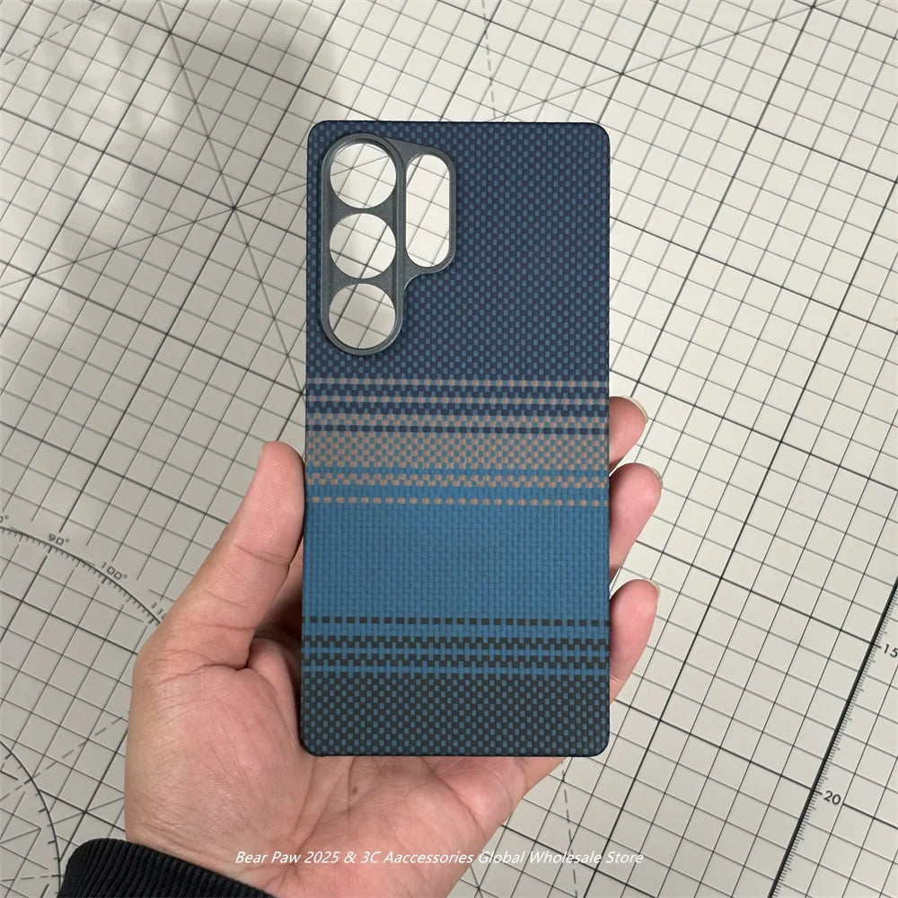 Magnetic Case for Samsung S25 Ultra Aramid Carbon Fiber Protective Cover for Samsung Galaxy S25 Ultra Carbon Cases