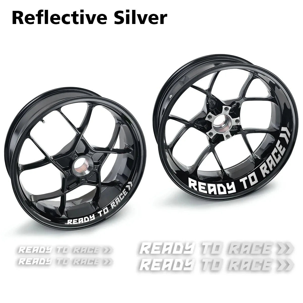 Reflective Motorcycle Wheel Stickers Hub Decals For KTM Ready To Race R2R Super Adventure Duke 690 790 890 Rc1290 390 1190 Rc8