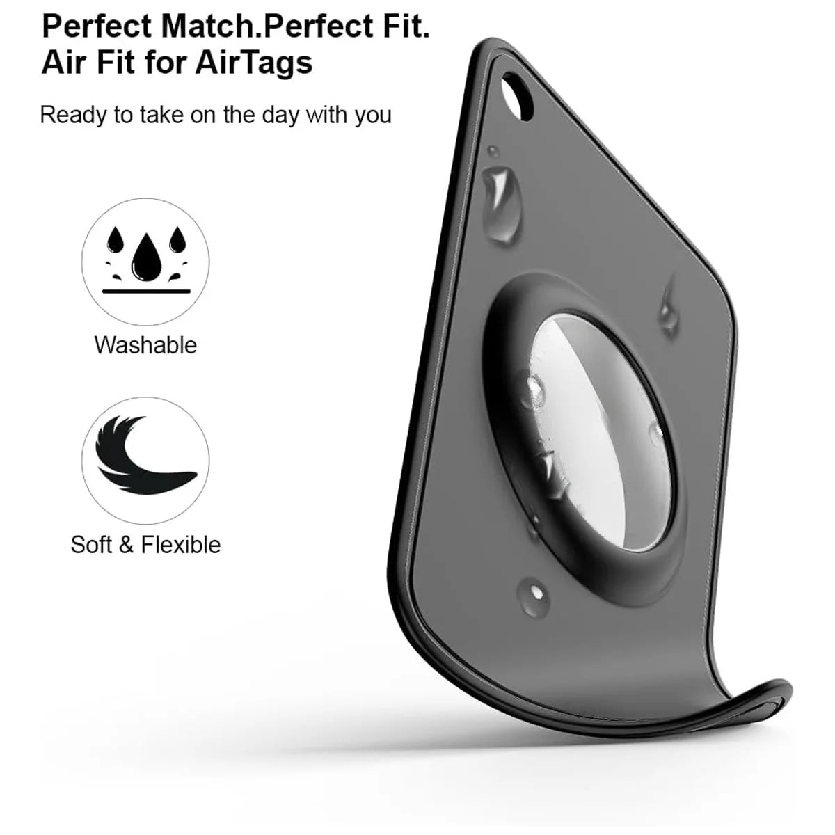 Ultra Wallet Card Holder for Air Tag Soft Silicone Protective Cover Anti-lost Card Tracker Airtag Case for Wallet Handbag Pocket