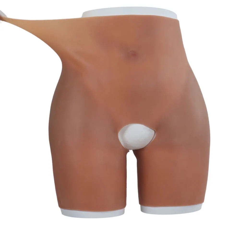 YUERUGOU Oversize Crossdresser Silicone Shape wear Realistic Hip pads and Butt Pads Flexible Hip Enhancer Panties for Drag Queen