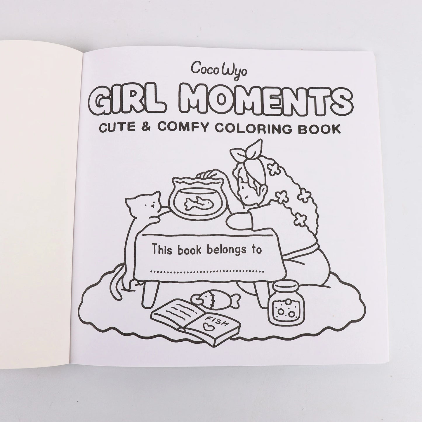 Cozy Atmosphere Relaxing Coloring Book for Adults and Teens Bold Easy-to-follow Patterns and Girl Moments