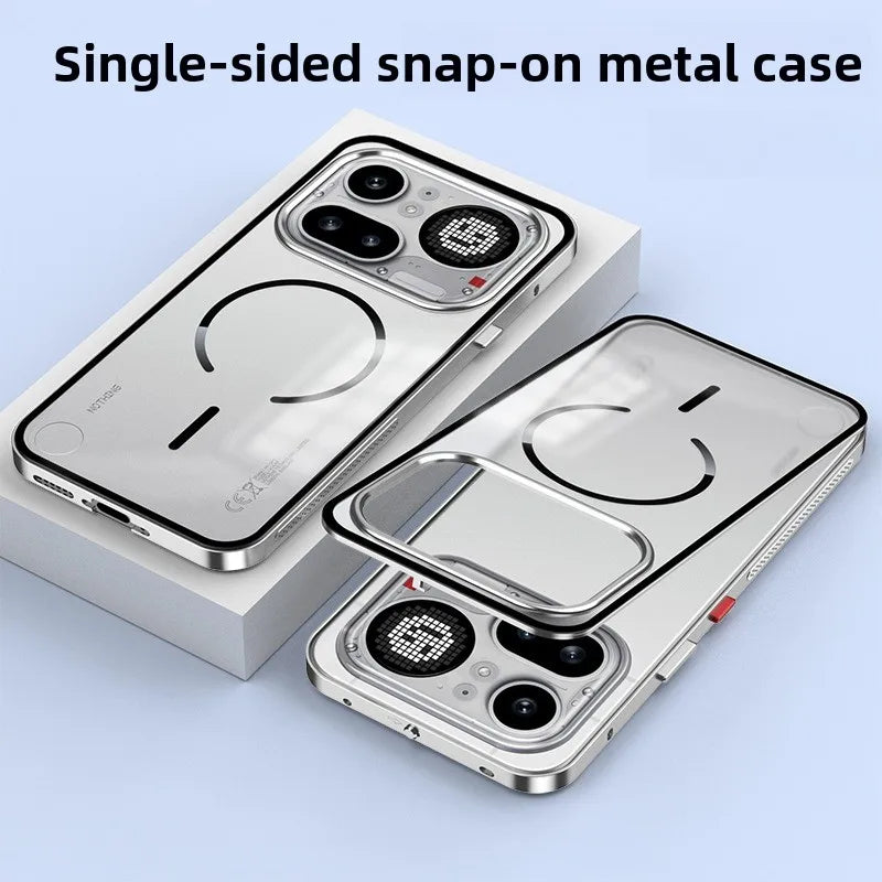 Magnetic Case For Nothing Phone 4A Pro Matte Texture Acrylic Cover Skin-friendly feel for Nothing Phone (4a) Shockproof Funda