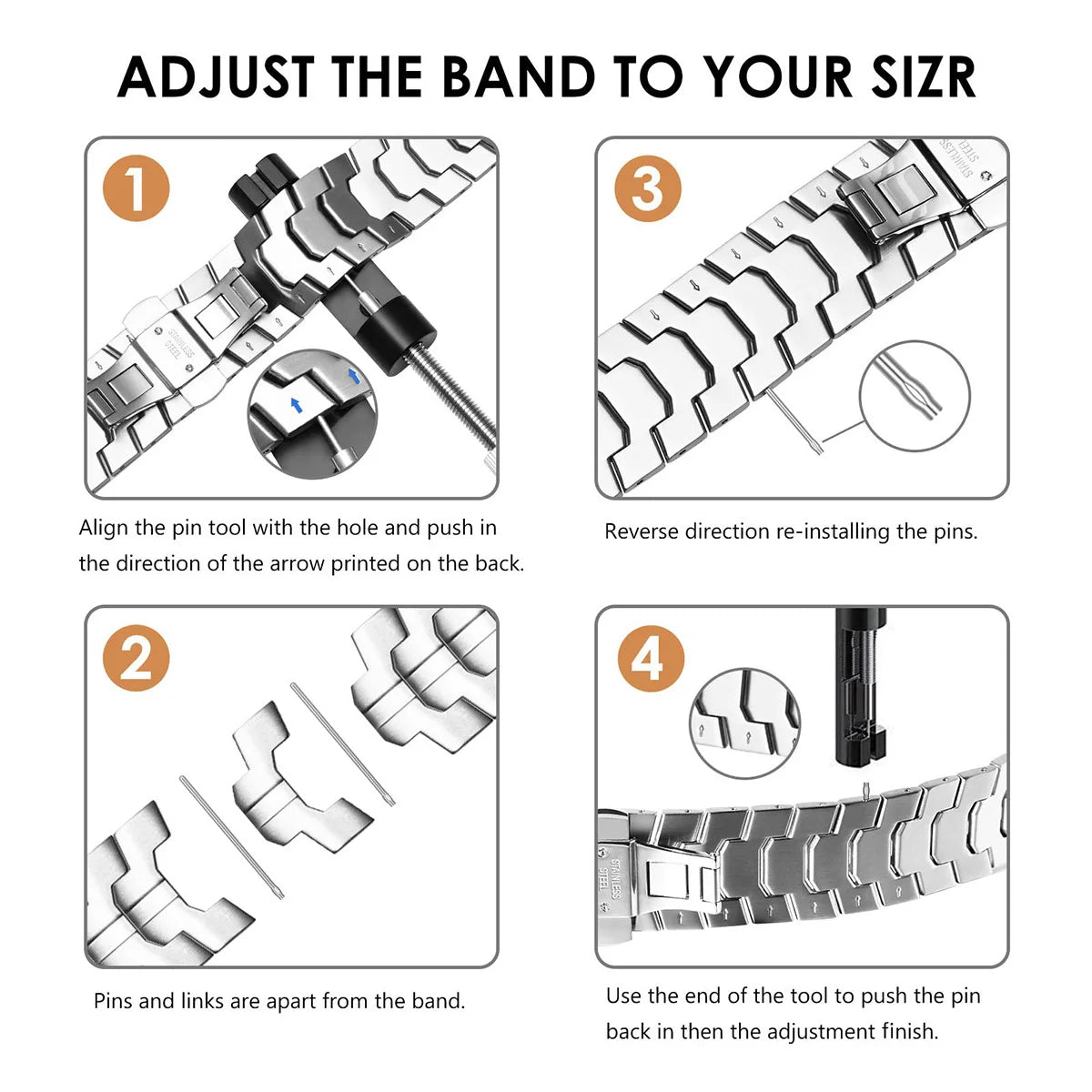 Luxury Stainless Steel Strap Suitable for The Google Pixel Watch 1/2/3 41mm Armor-like Metal Unibody Strap