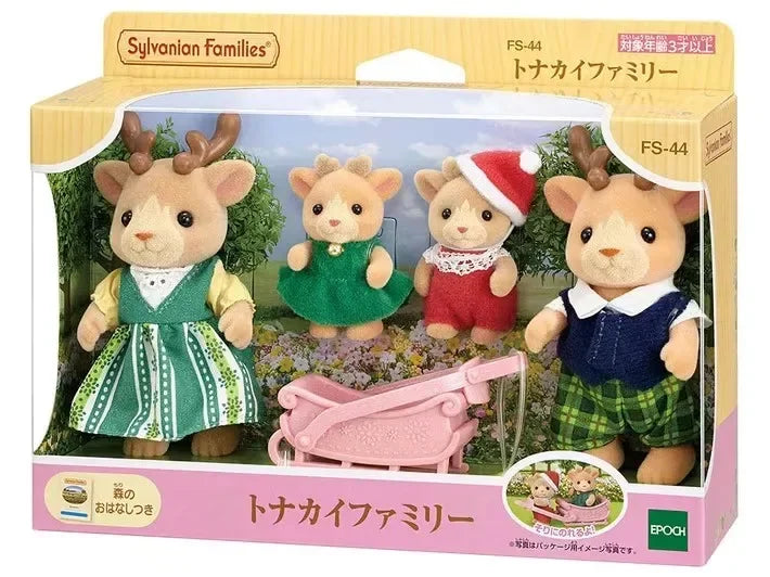 Sylvanian Families Anime Girl Figures Calico critters Furniture Set Pvc Statue Model Doll Collection Ornaments Gifts Toys