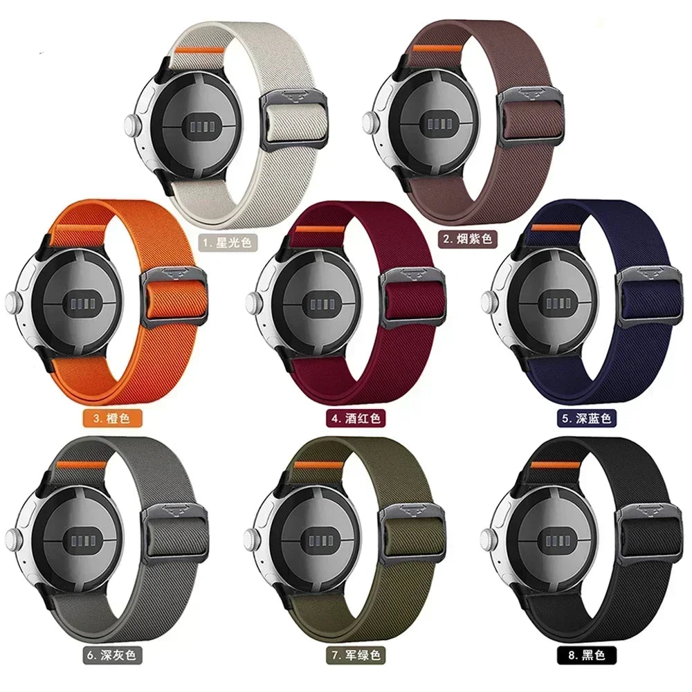 Nylon Strap for Google Pixel Watch 4 3 45mm 41mm Sports Bracelet Watchband for Google Pixel Watch 3 2 1 41/45mm Replacement Band