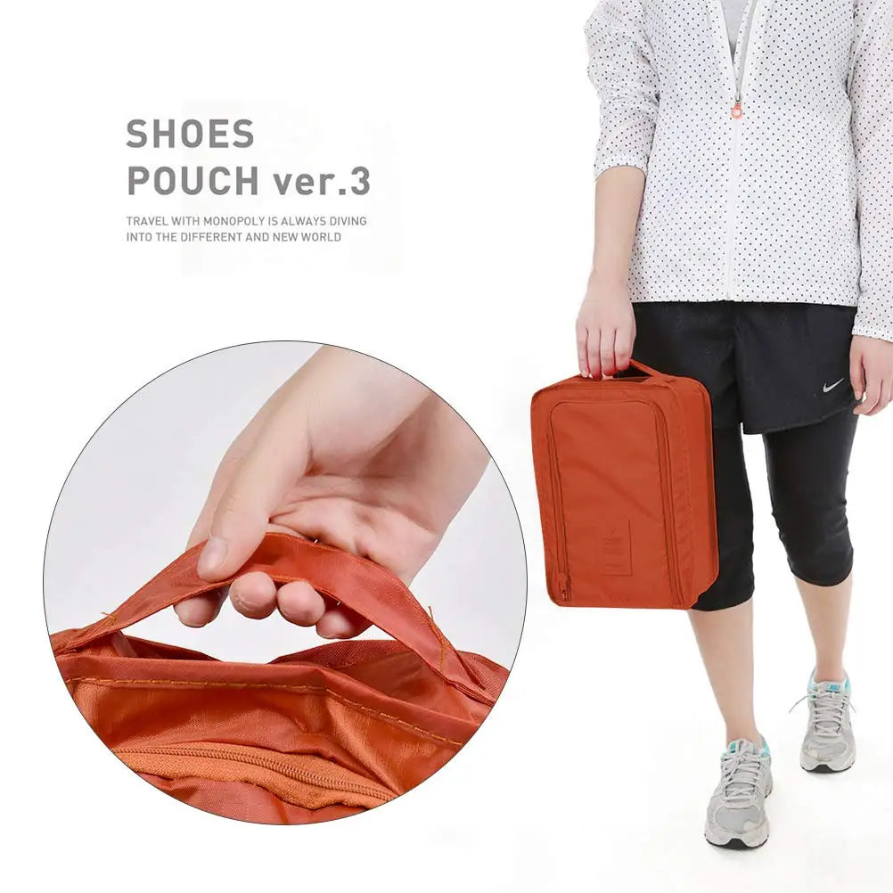 5 Pcs Travel Shoe Bags Portable Holds Multifunction Waterproof Folding Storage High Capacity Shoe Pouch Organizer