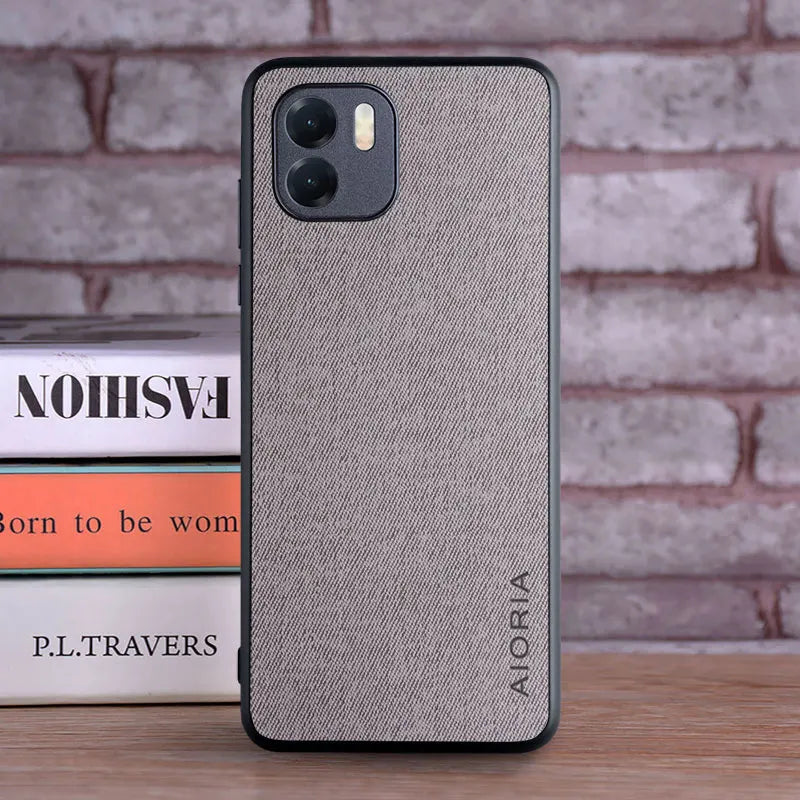 Case for Redmi A1 A2 Plus A3 A2 A1 coque Luxury textile Leather skin phone cover for Xiaomi Redmi A1 Plus case funda