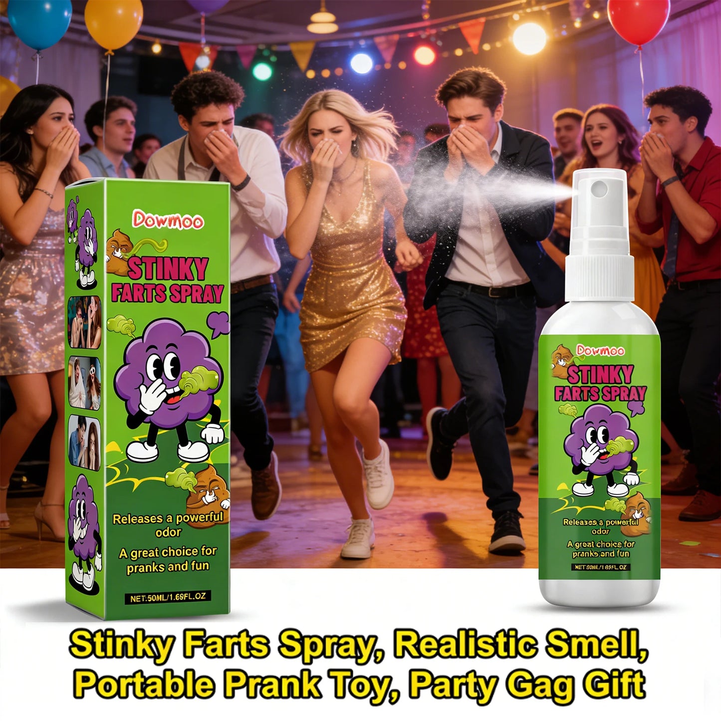 Liquid Fart Spray Strong Stinky Odor Bringing Joyful Laughter Enhance Party Interaction Funny Toys Portable Party Prank Supplies
