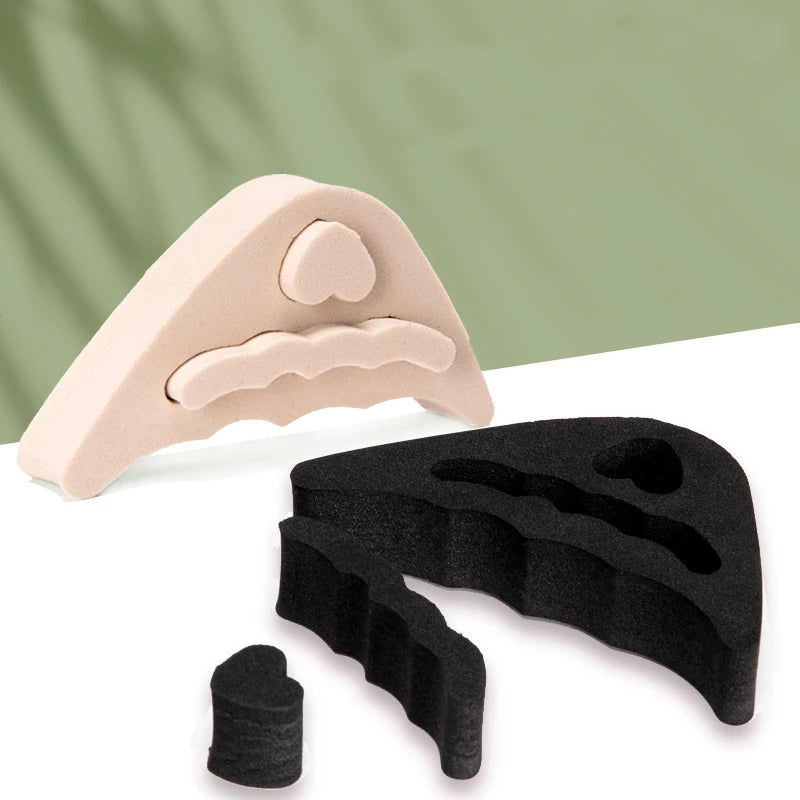 Toe Plug Soft Half Insoles Reusable Toe Sponge Filler Inserts for Shoes Adjustable Too Big Foot Brace Pads Unisex Shoe Inserts