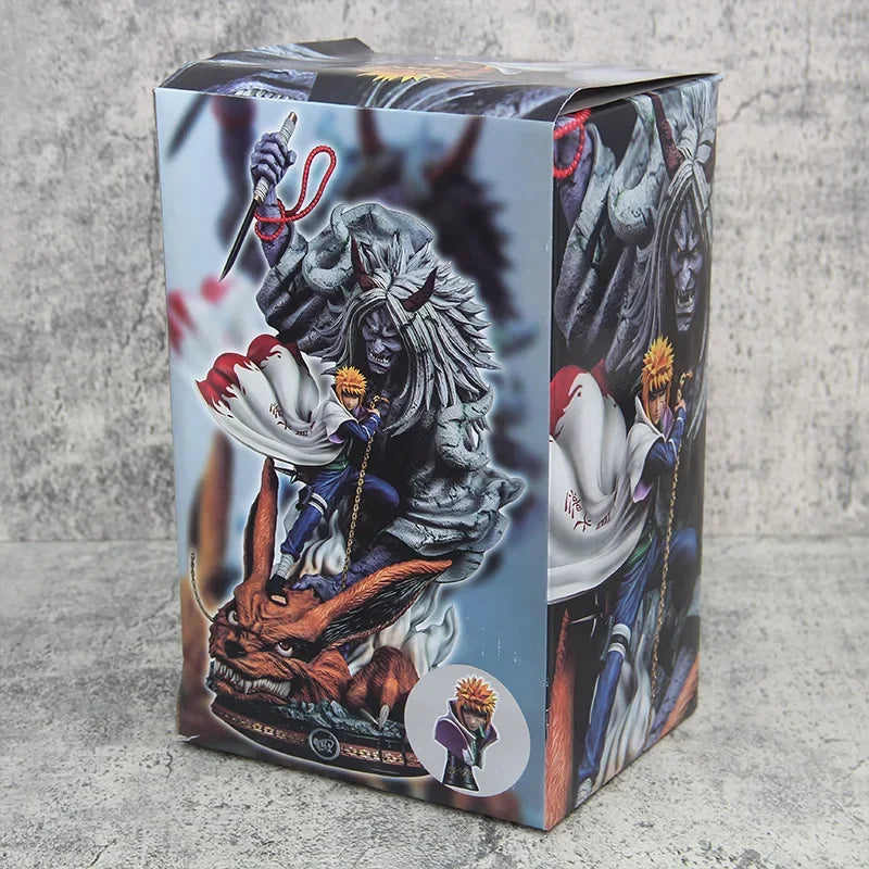 Naruto 29cm Action Figure Namikaze Minato Figurine Statue Yondaime Hokage Anime Statue Model Pvc Model Collection Doll Toys Gift