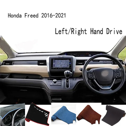 For Honda Freed GB5 GB6 GB7 GB8 2016-2021 Accessories Dashboard Cover Instrument Panel Dash Mat Dashmat Protective Pad