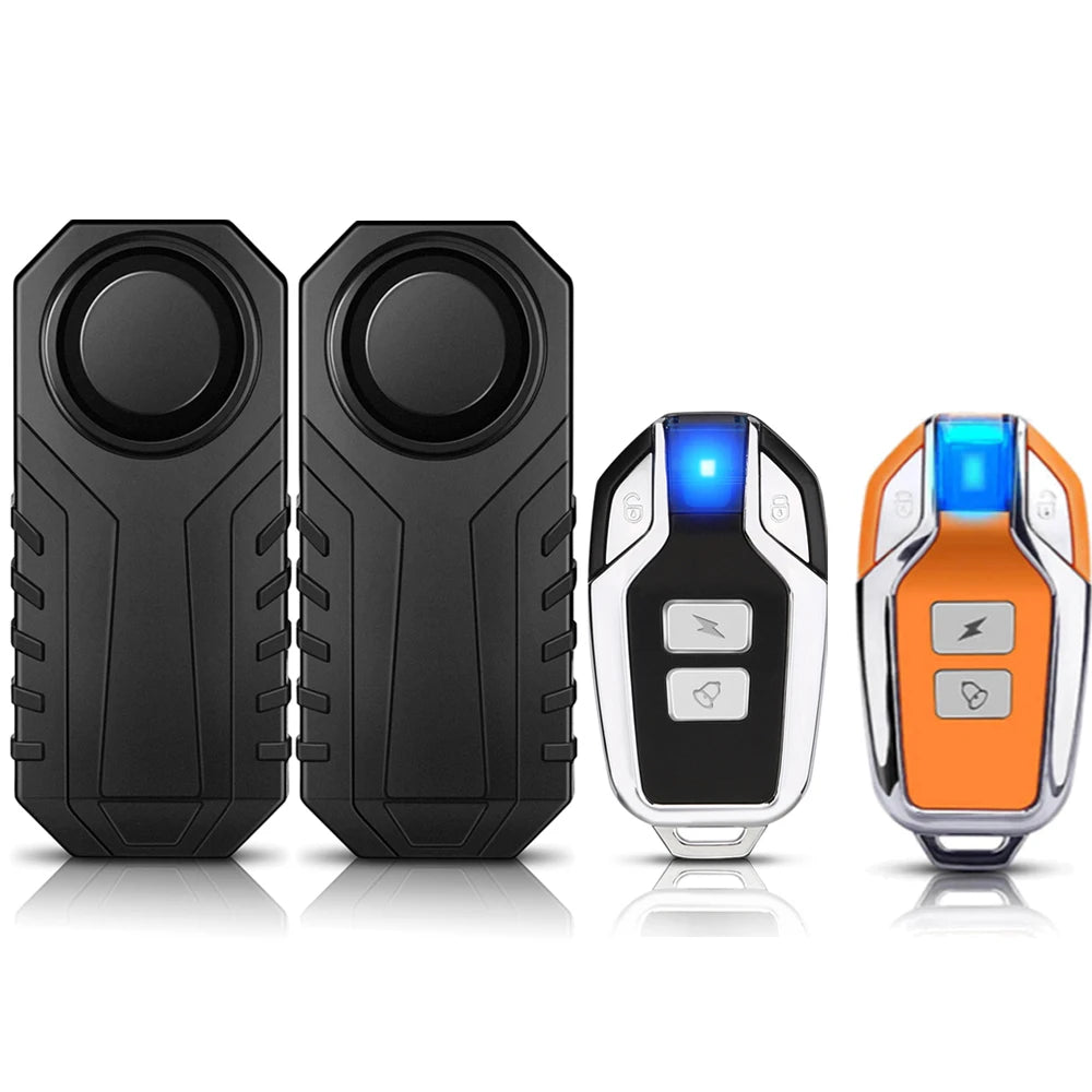 Gadpow Motorcycle Bike Wireless Remote Control Alarm Vibration Sensor 113dB Loud Waterproof Security Alarm