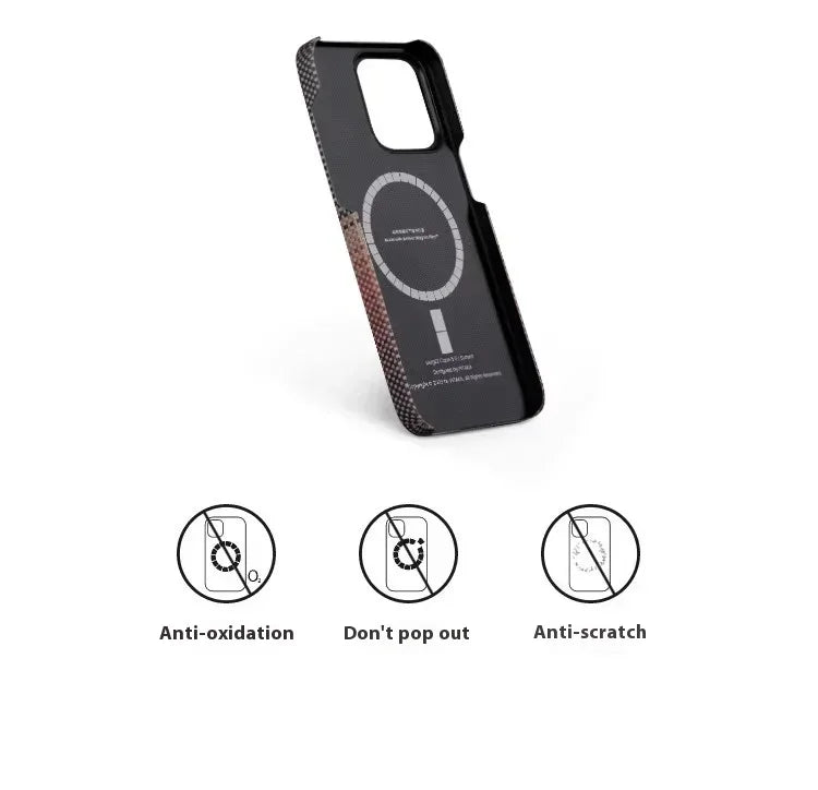 PITAKA Phone Case IPhone 16  15 Pro Max Case Woven Kevlar Carbon Fibre Cover Magsafe Wireless Charging IPhone16 Pro Cover Gifts