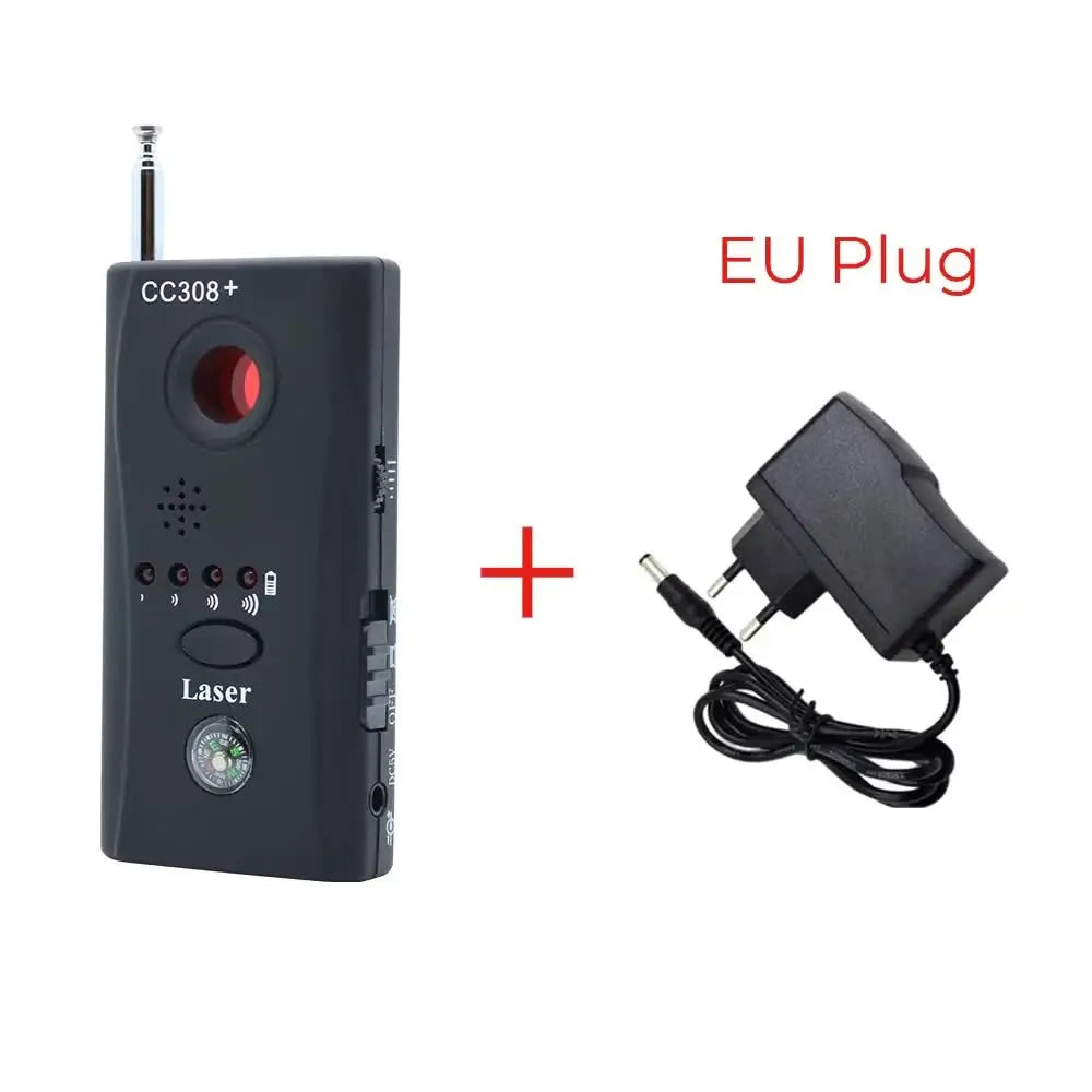 CC308 Portable Hidden Camera Detector Anti Spy Candid Bug Finder Mini Wireless Signal Gadgets GSM GPS Radio Scanner RF Tracker