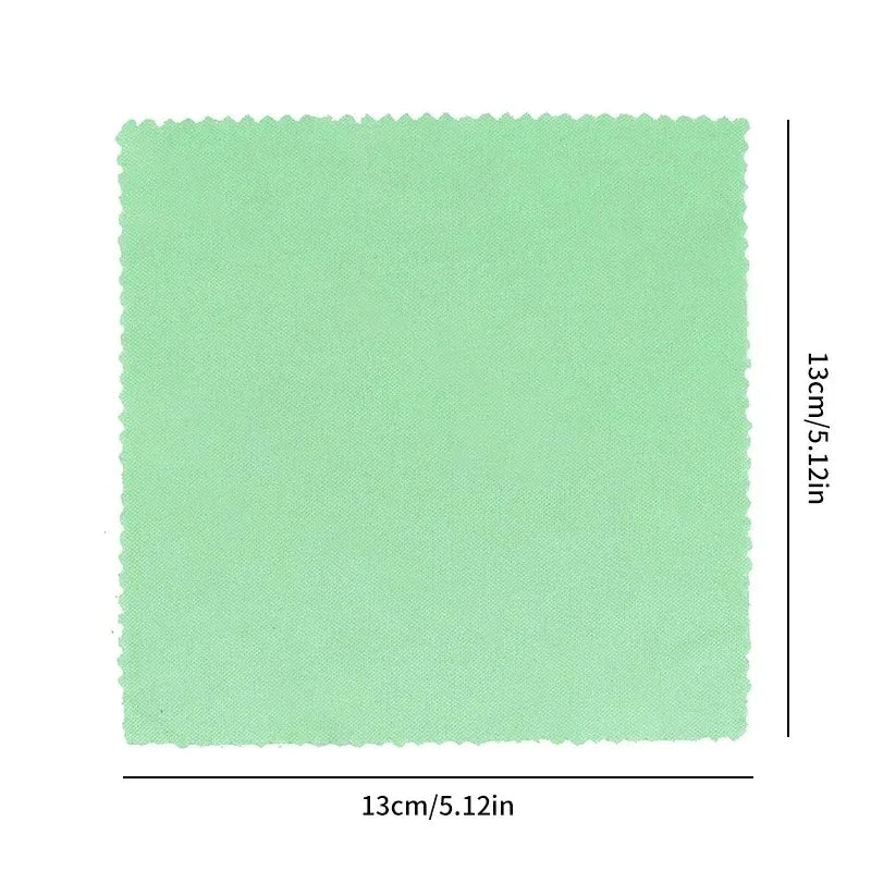 Colored Cloth 5/10/20/100pcs/lot 13*13cm Microfiber Square Cleaning Wipe Cloth Sun Glasses Clean Lens Cloth Eyewear Accessories