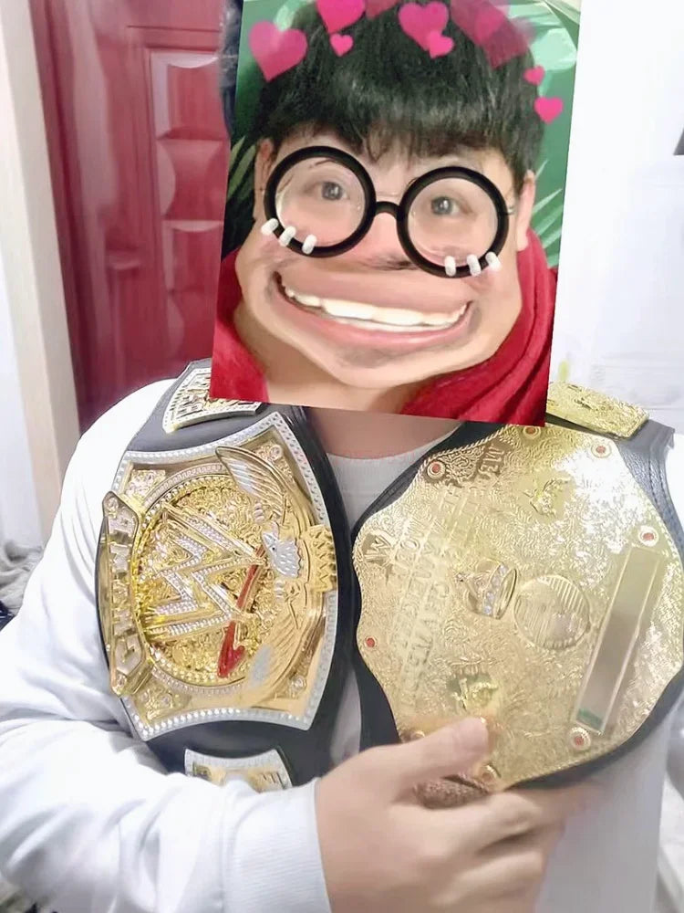 High Quality Boxing Champion Belt Toys Championship Gold Belt Ornaments Occupation Wrestling Gladiator Cosplay BoyBirthday Gift