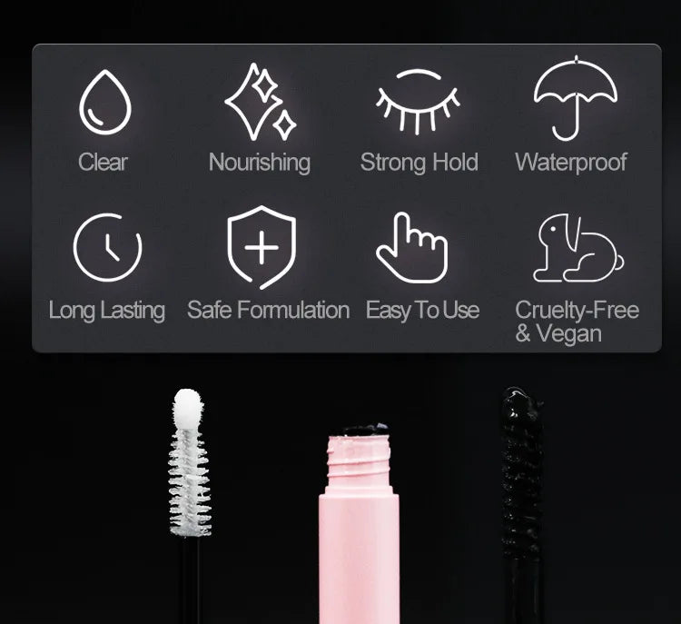 Eyelash Gluing and Sealing for Eyelash Clusters Strong Fixed Eyelash Glue Lasting 48H Eyelash Gluing Glue Eyelash Extension