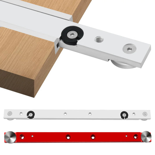 T Tracks Hardware Red Woodworking T Slot Slider Practical Pusher Modification Metal Miter Tool Bar Limit