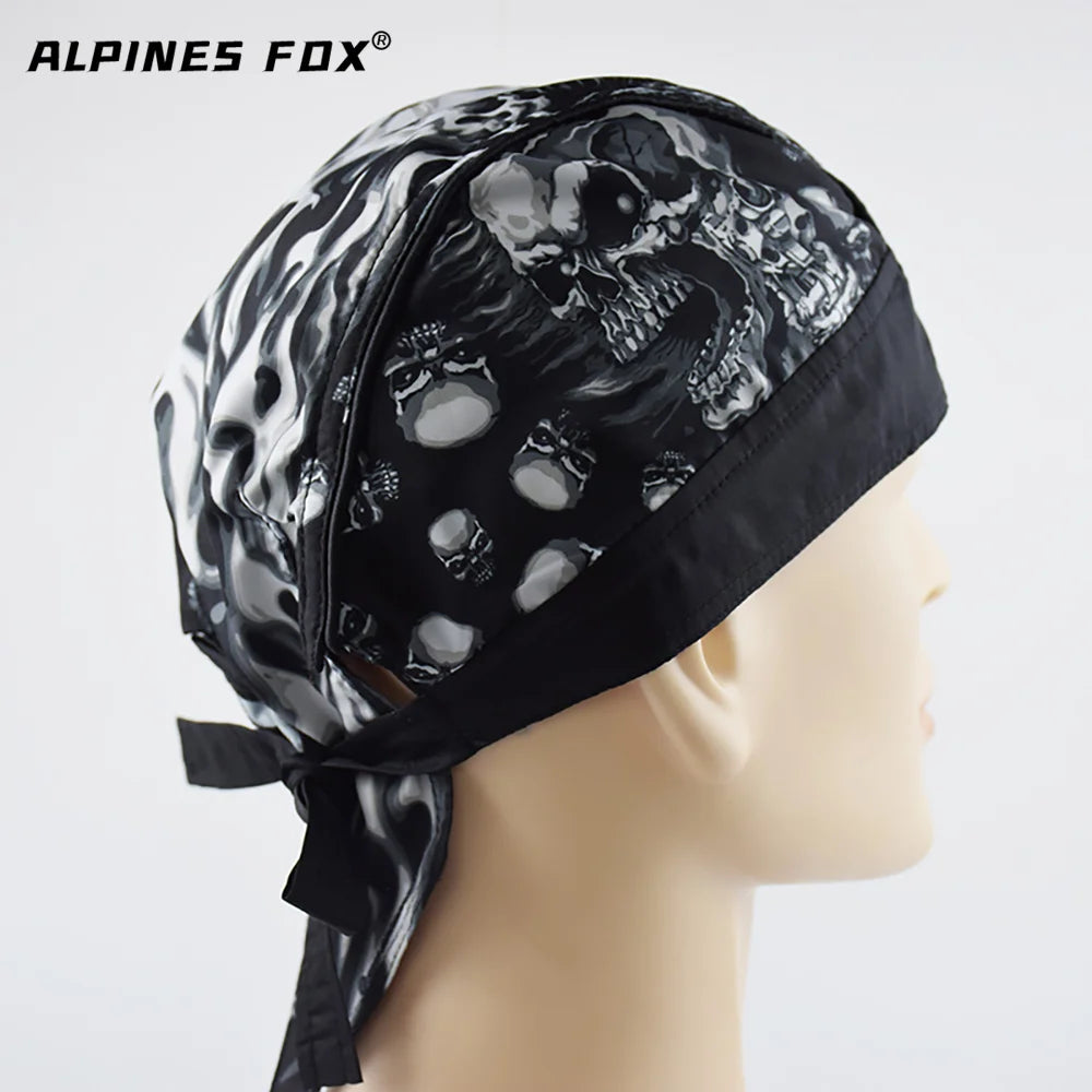 Motorcycle Face Mask Summer Running Cycling Hat Motorcycle Skull Caps Helmet Balaclava Headwrap Bandana Face Shield Headband