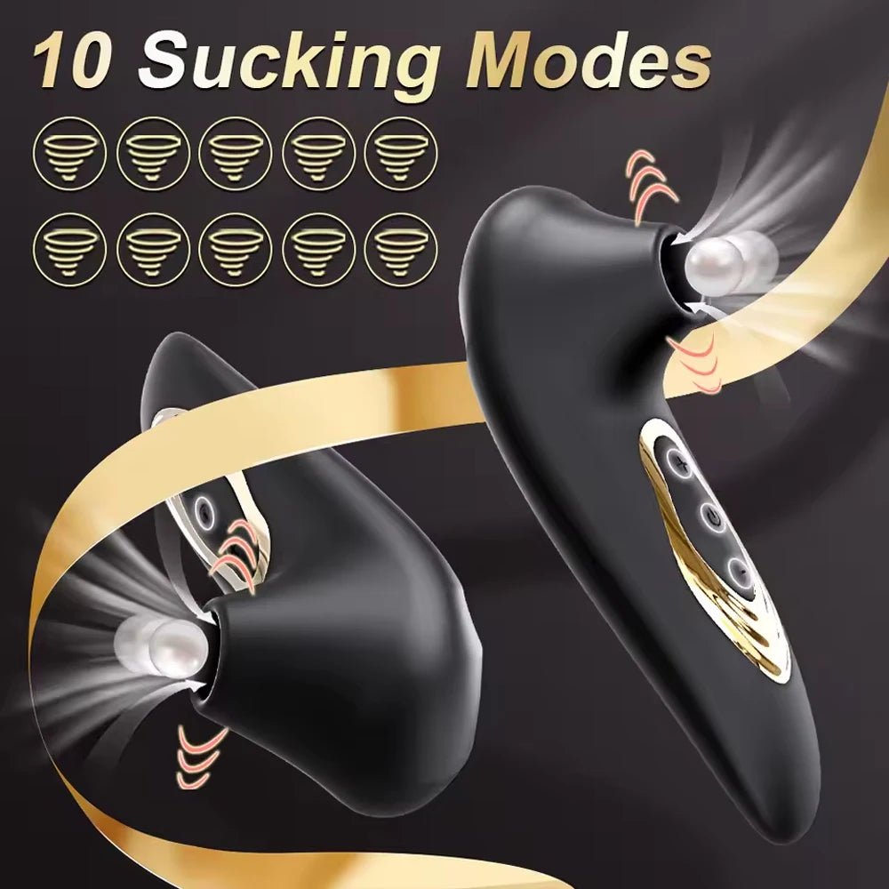 Powerful Sucking Vibrator Sex Toys for Women Sucker Oral Vacuum Nipple Clit Stimulator Massager Female Masturbator Adults Goods