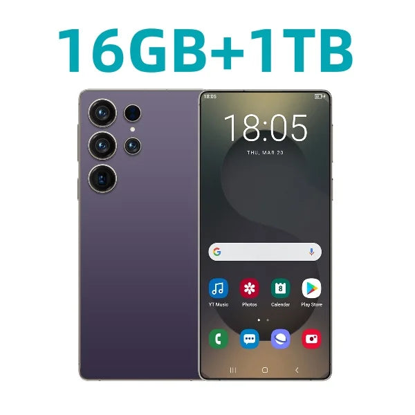 HOT 2025 new S25 Ultra original intelligent 5G dual card dual standby Android 14 system global version phones 8000mAh battery