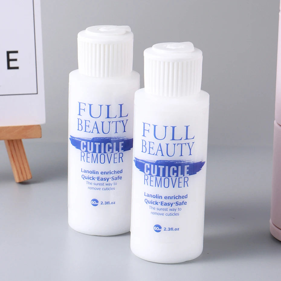 60/30ml Nail Cuticle Remover Softener Liquid Exfoliator Cuticle Oil Treatment Manicure Soften Dead Skin for Pedicure Nails Care