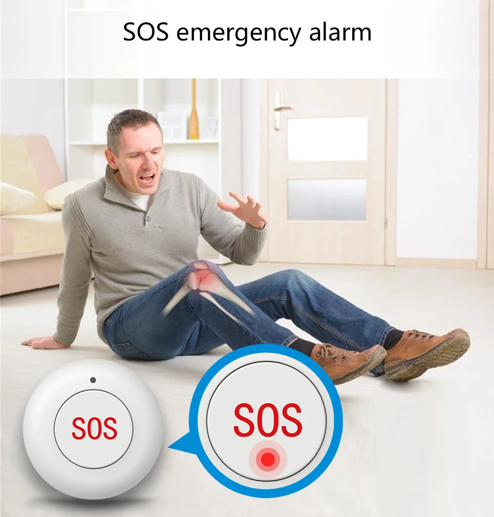 Wifi Tuya Home Alarm System 433MHz Burglar Security Alarm Smart Life App Control Wireless Home Alarm