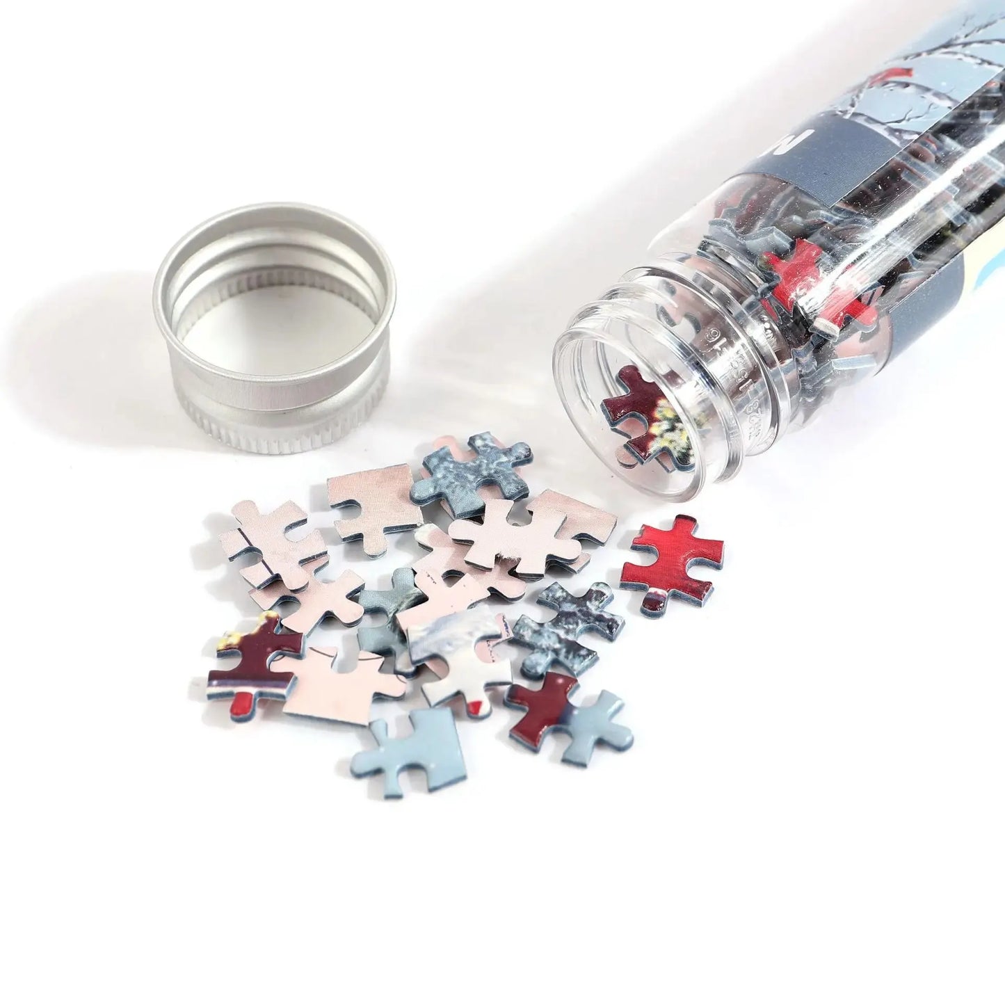 Mini Test Tube Puzzle 150pcs Deer Dogs Jigsaw Puzzle Decompress Toy Educational Family Game
