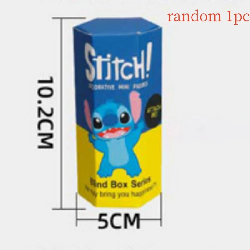 Hot Sale 12pcs Disney Stitch Blind Box Labubu Sanrio Figures Angel Nake Body Cupido Kewpie Doll Pvc Figure Phone Decor Toy Gifts