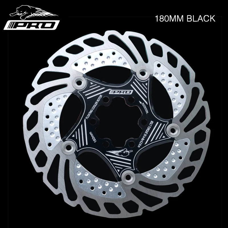 IIIPRO MTB Cooling Disc Brake Heat Dissipation  6 Inch 140/160/180/203mm Rotor Down Hill Floating Bicycle Brake Rotor