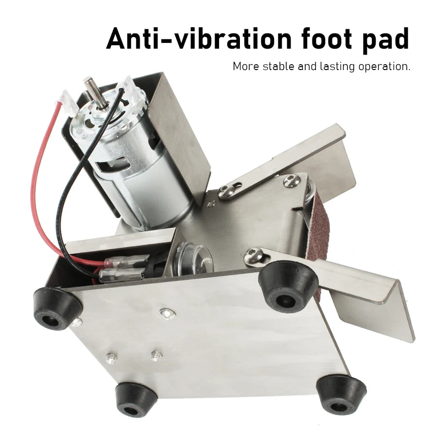 TUNGFULL Mini Belt Grinding Machine Tool Sharpening Machine Sanding Grinding Electric Sander Home Diy Polisher Machine