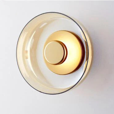 Glass LED Wall Lamp Indoor Decor Glass Bowl Wall sconces Nordic Living Bedroom Bedside Kitchen Lighting Fixtures