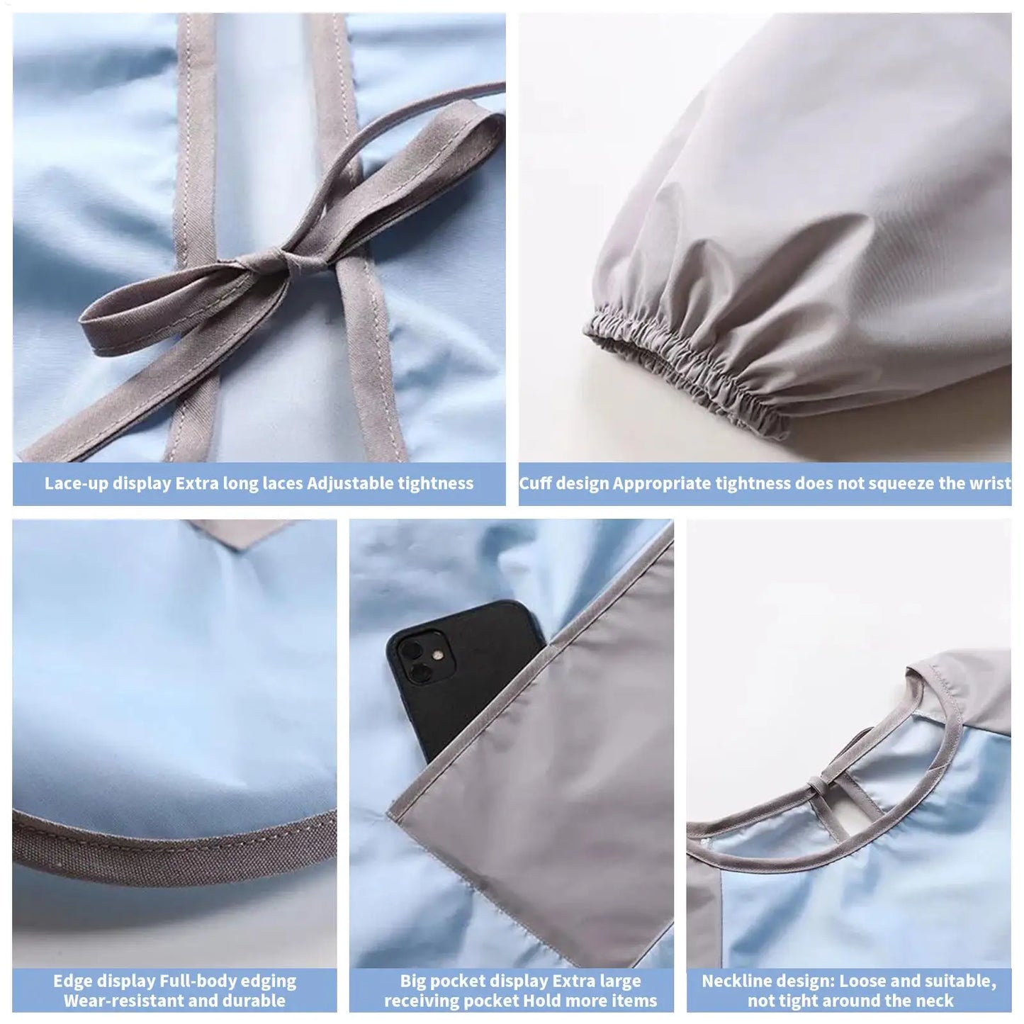 Toddler Smock For Painting Waterproof Children Apron Children Smock With Long Sleeves For Garden Painting Baking Preschool