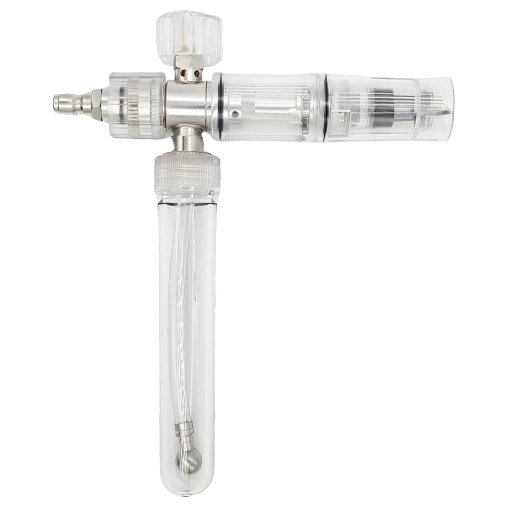 35ml Water Foam Pot with 1/4 Inch Quick Connector Pressure Washer Gun Adjustable Car Wash Foam Sprayer for Car Wash