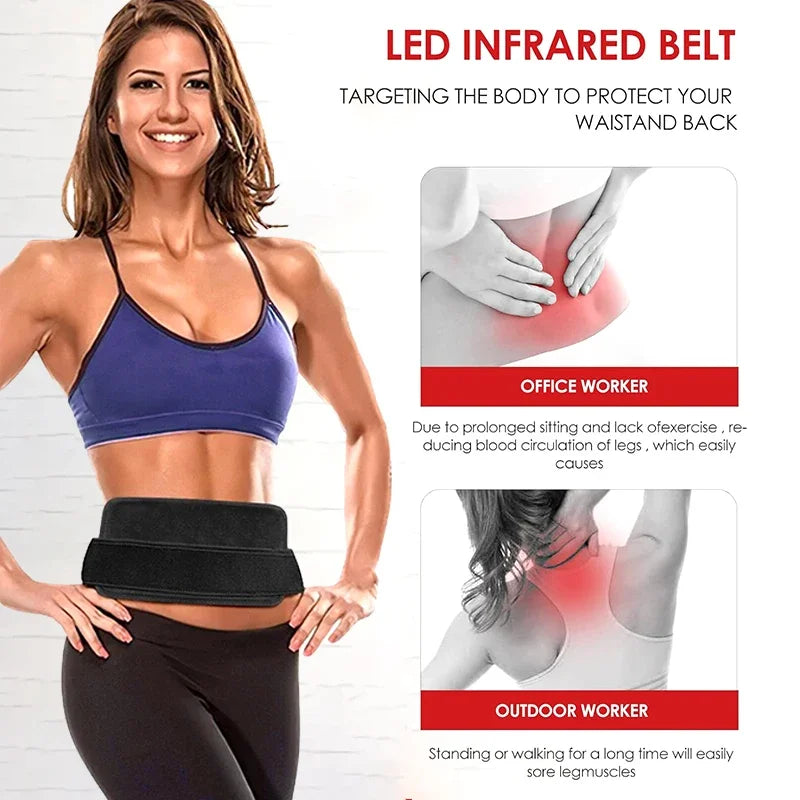 Red Infrared Light Therapy Pad 660nm 850nm LED Health Care for Face and Body Back Knee Hands Feet Relief Heat Pad Portable