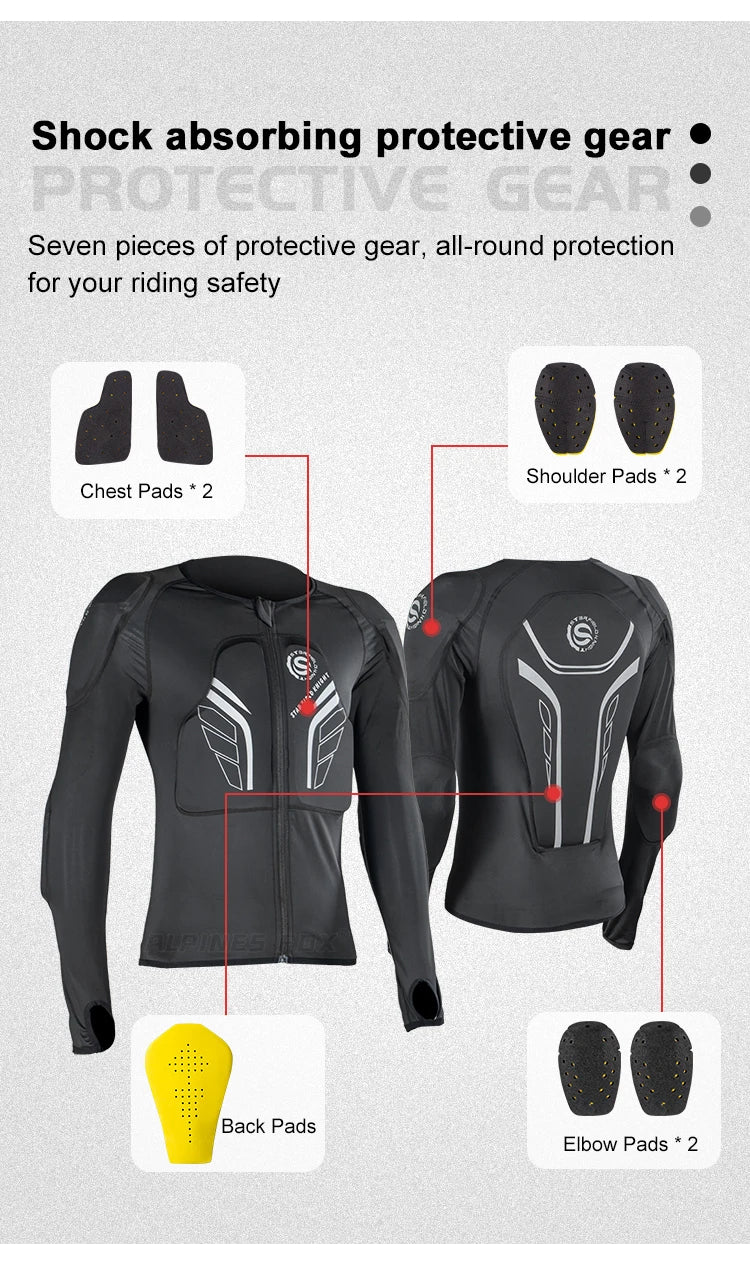 Summer Breathable Motorcycle Jacket Armor Men Moto Protection Motorbike Motocross Racing Soft Jackets Full Body Protective Gear