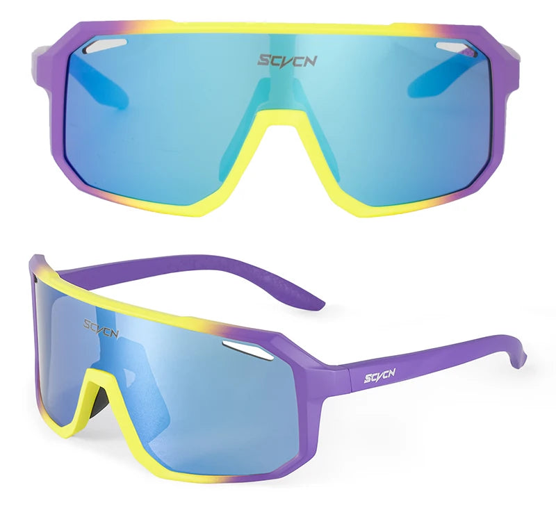 SCVCN Cycling Sunglasses Men MTB Road Driving Bike Glasses Outdoor Sports Women Bicycle Cycling UV400 Protective Glasses New