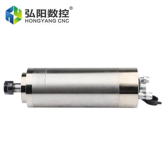 HotHYCNC 1.5kw 220v Soft Metal Milling Drilling Spindle Motor Water Cooled Cnc Router Tapping Drilling Motor Machine Tool Spindl
