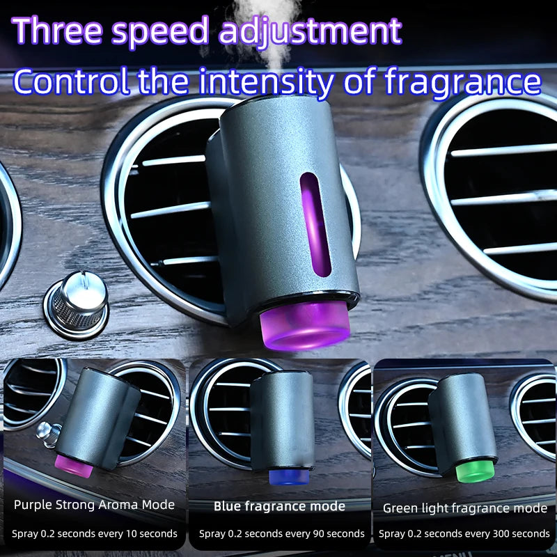 Smart Car Air Aromatherapy Diffuser Fragrance Car Air Fresheners With Three Adjustable Humidifier Essential Oil Diffuser