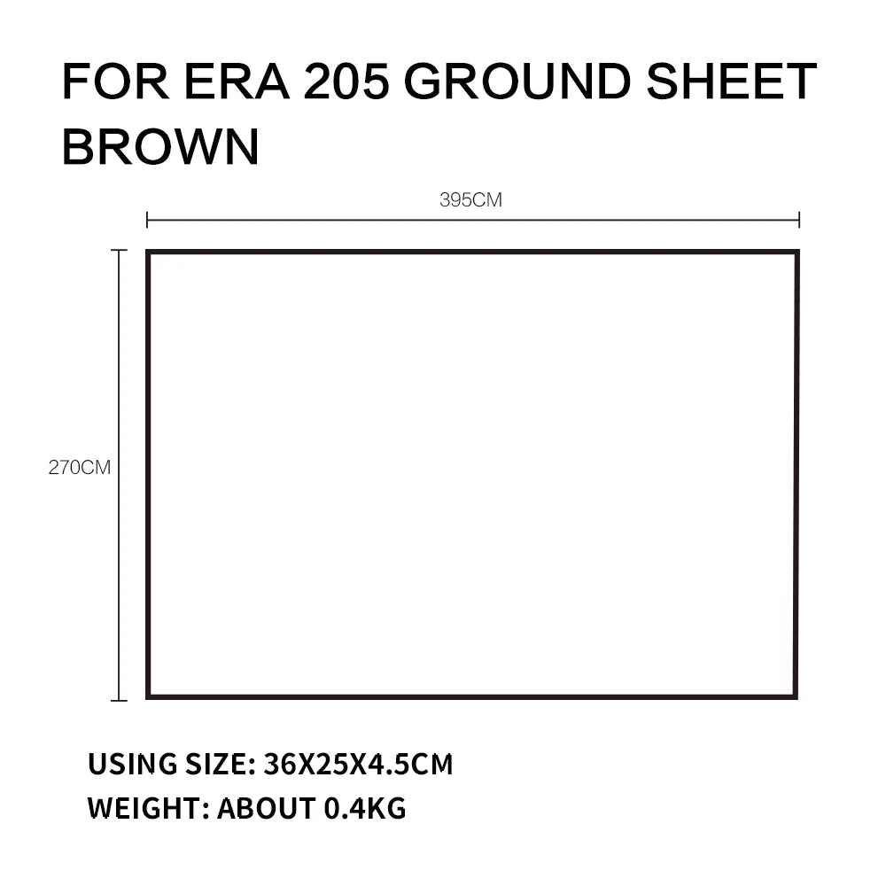 Mobi Garden Camping Era205 Cotton Tent Glamping Wide Space Double Cloth Membrane Waterproof Car Sunscreen Three-seater