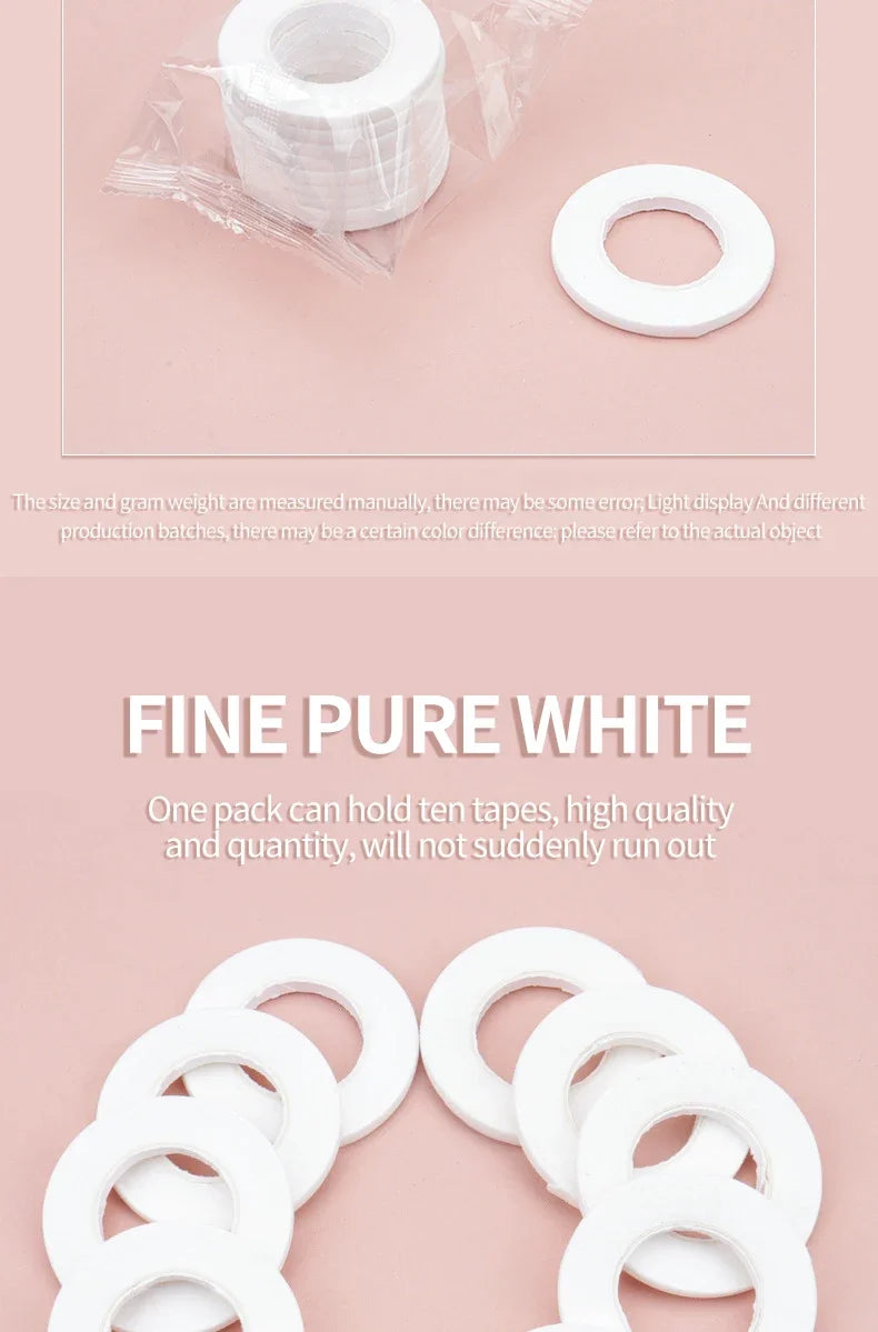 5/10pcs Micropore Lash Tape Makeup Products Eyelash Extension Supplies Wholesale Lashes Accessories Micropore Tape for Eyelashes