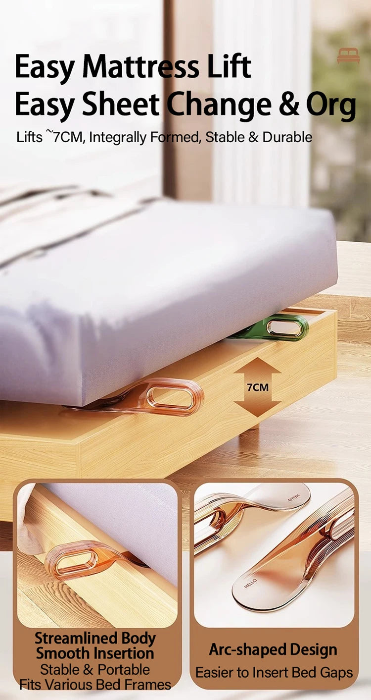 Portable Sheets Changing Tool Plastic Mattress Lifter Home Bed Sheet Tucker Tool Change The Durable Bed Moving Help Tool YFJ011
