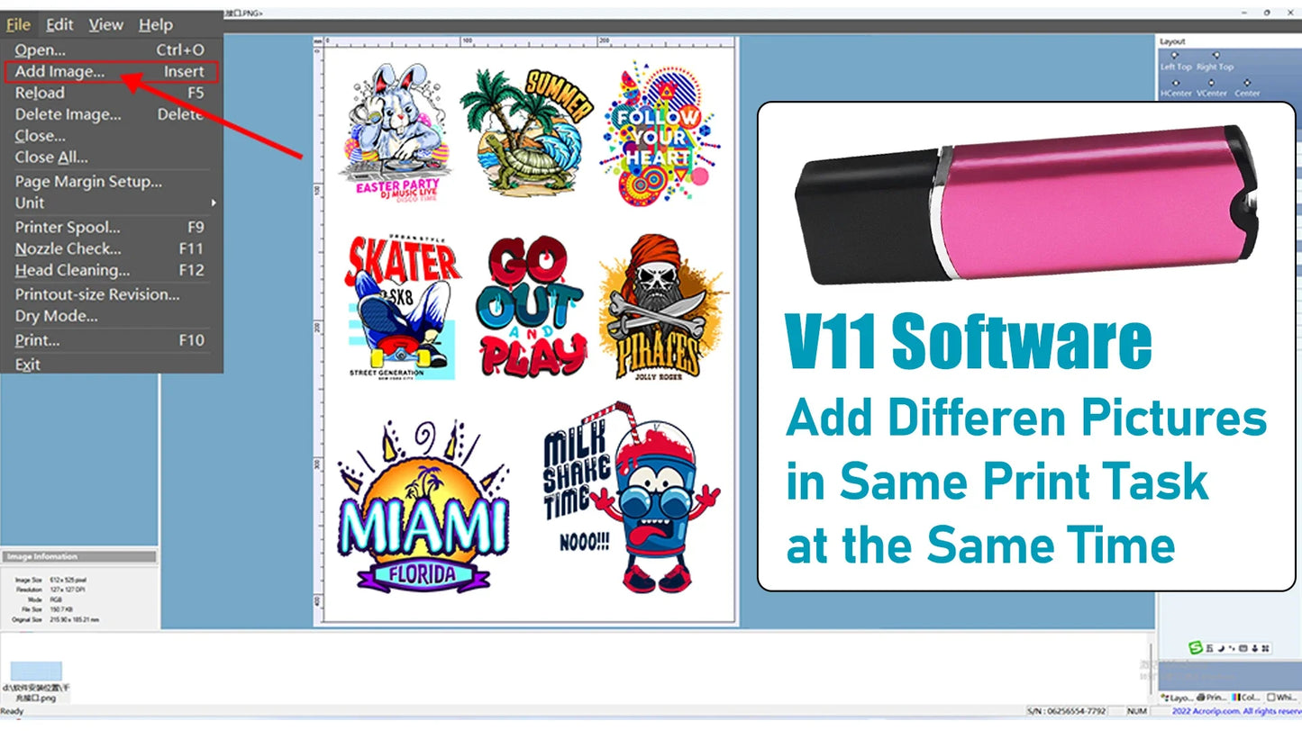 Colorsun XP600 DTF Printer For Epson L18058/L8058 impresora a3/a4 dtf T-Shirt printing machine For T-Shirt Shoes Hoodie Bags