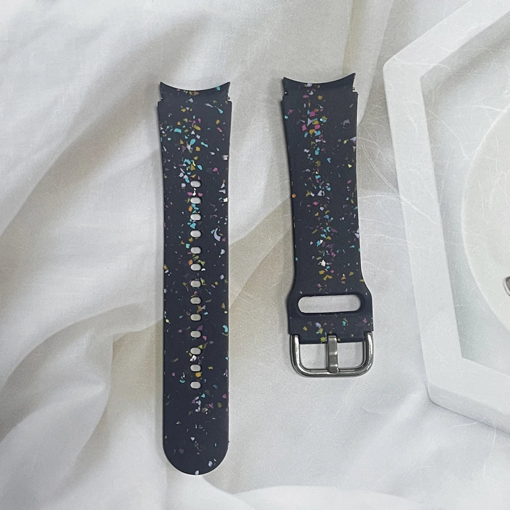 Silicone Strap For Samsung Galaxy Watch 6/6 Classic Eco-friendly Watchband for Galaxy Watch 4 5 6 7 FE